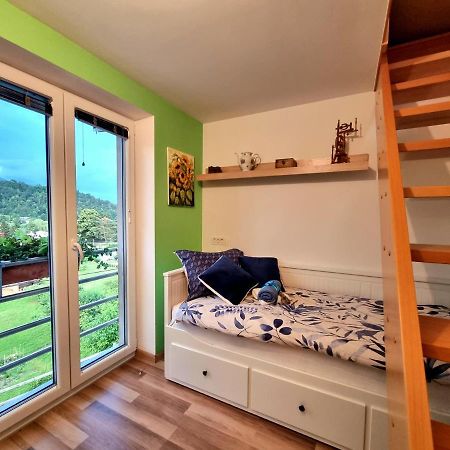 Gartnar Home -Hiska S Pridihom Domacnosti In Pogledom Na Hribe. Radovljica Eksteriør billede